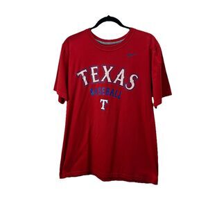 Nike Texas Rangers Baseball Short Sleeve MLB Shirt Womens Size L